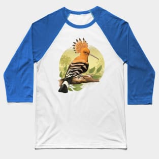 Beautiful Hoopoe For Ornithologists Baseball T-Shirt